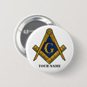 MASONS RONDE BUTTON 5,7 CM (Voorkant /achterkant)