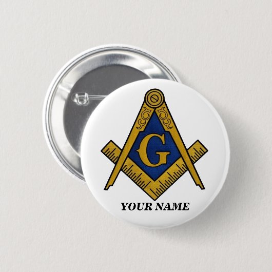 MASONS RONDE BUTTON 5,7 CM (Voorkant /achterkant)