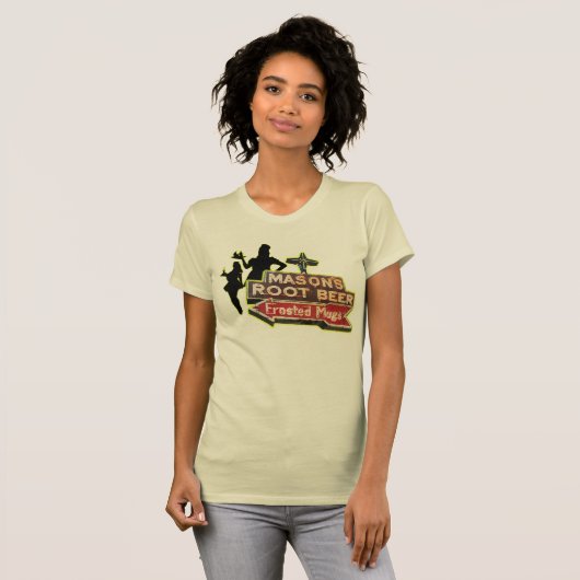 Masons rootbierstandaard 3 t-shirt (Voorkant volledig)