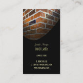 Masons, steenwerkers, visitekaartjes (Achterkant)