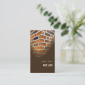 Masons, steenwerkers, visitekaartjes (Staand voorkant)