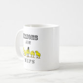 Masons zijn mijn pieppers koffiemok (Voorkant links)