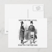 Masonvergadering Briefkaart (Voorkant / Achterkant)