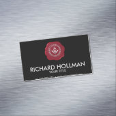 Masonwas Visitekaartje Magneet (Voorbeeld)