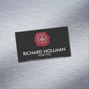 Masonwas Visitekaartje Magneet