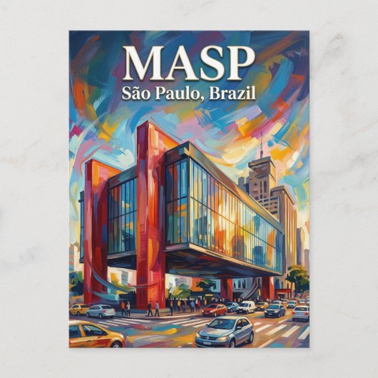 MASP Brazil Briefkaart (Voorkant)
