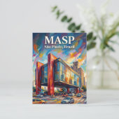 MASP Brazilië Briefkaart (Staand voorkant)