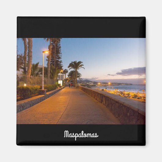 Maspalomas Beach Boulevard Magneet (Voorkant)