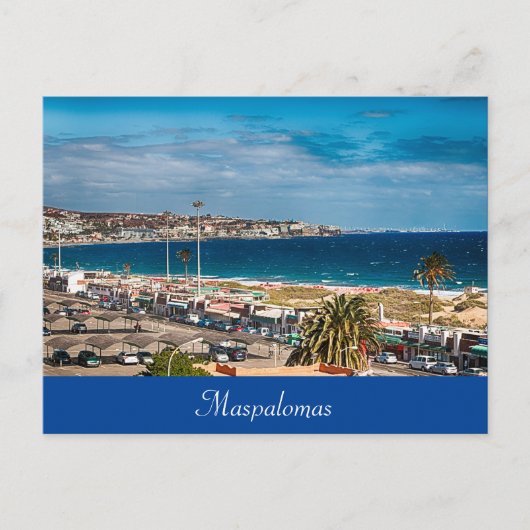 Maspalomas Beach Briefkaart (Voorkant)