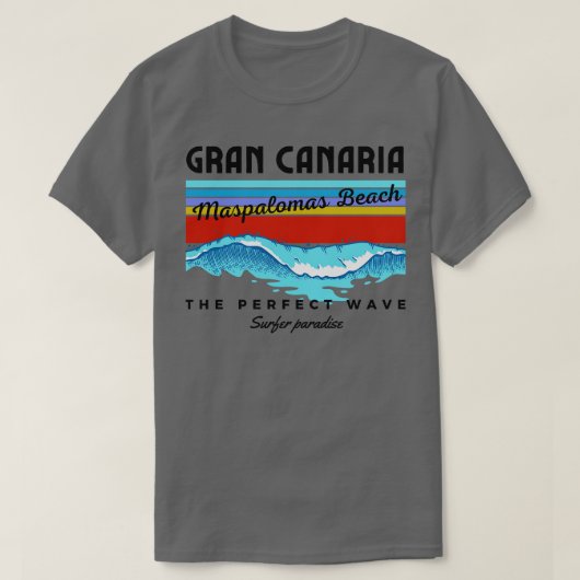  Maspalomas Beach Gran Canaria Spanje T-shirt (Design voorkant)