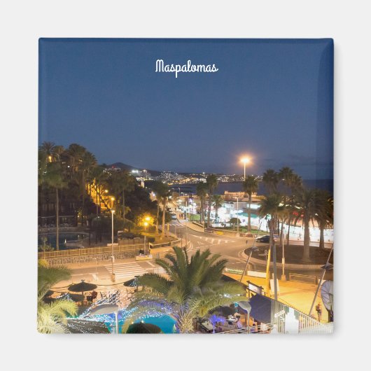 Maspalomas Blue Hour Magneet (Voorkant)