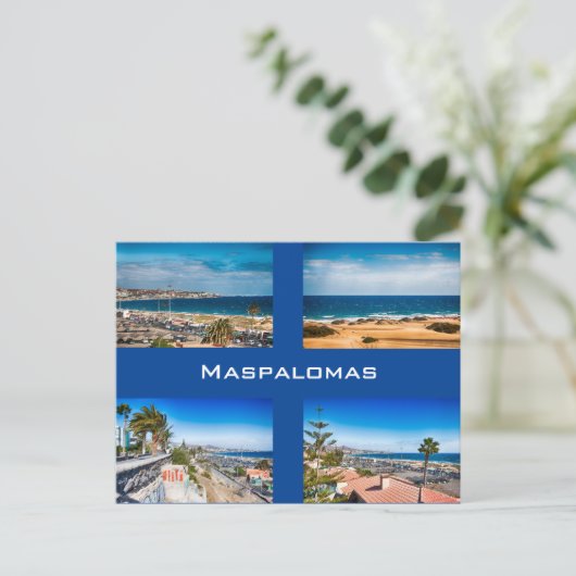 Maspalomas Briefkaart (Staand voorkant)