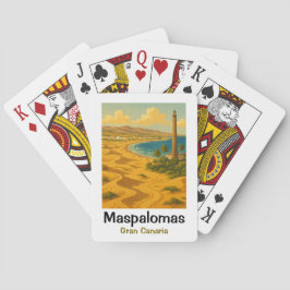Maspalomas Duinen Gran Canaria Canarische Eilanden Pokerkaarten