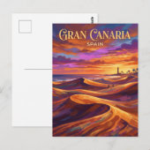 Maspalomas Dunes Spanje Briefkaart (Voorkant / Achterkant)
