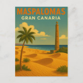  Maspalomas Gran Canaria Briefkaart (Voorkant)