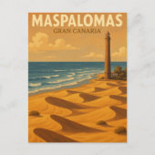 Maspalomas Gran Canaria Duinen Reizen Briefkaart (Voorkant)