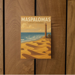 Maspalomas Gran Canaria Duinen Reizen Briefkaart