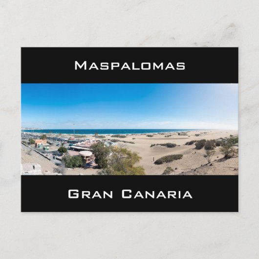 Maspalomas Sands Briefkaart (Voorkant)