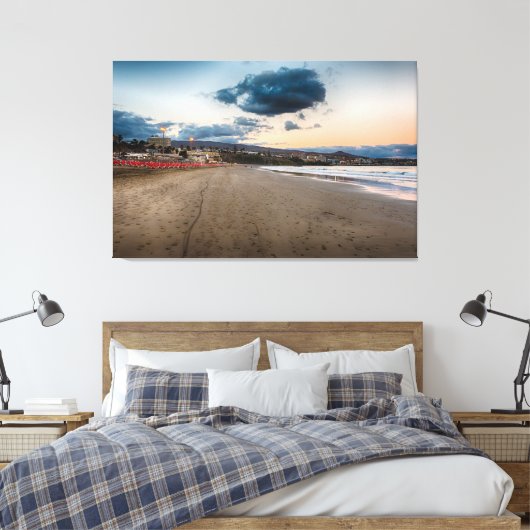 Maspalomas Sunset Canvas Afdruk (Insitu (Slaapkamer))