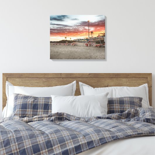 Maspalomas Sunset Canvas Afdruk (Insitu (Slaapkamer))