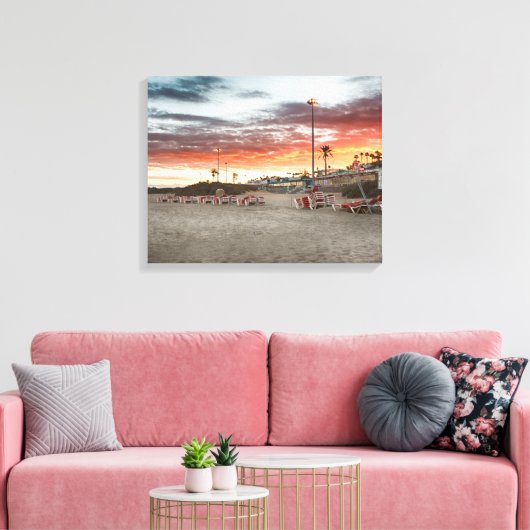 Maspalomas Sunset Canvas Afdruk (Insitu (Woonkamer))