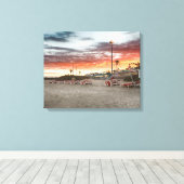 Maspalomas Sunset Canvas Afdruk (Insitu (Houten vloer))