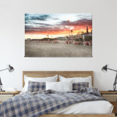Maspalomas Sunset Canvas Afdruk (Insitu (Slaapkamer))