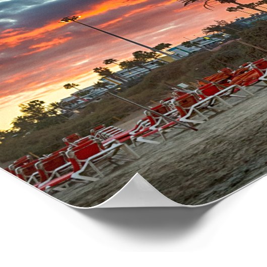 Maspalomas Sunset Poster (Hoek)