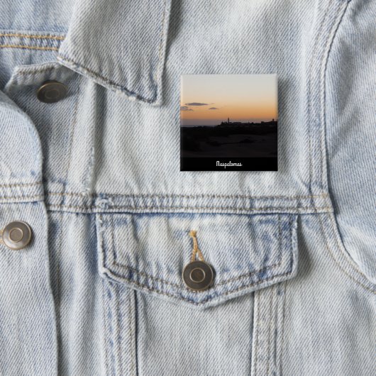 Maspalomas Vierkante Button 5,1 Cm (In situ)