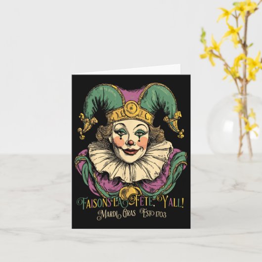 Masque Mardi Kleding Kostuums Mardi Gras C Kaart (Gele Bloem)