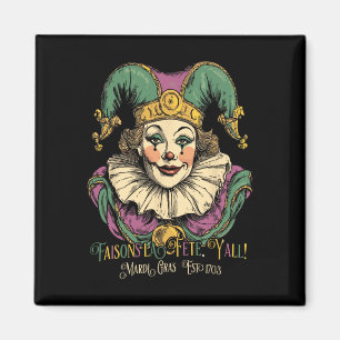 Masque Mardi Kleding Kostuums Vintage Mardi Gras C Magneet