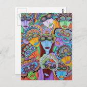 Masquerade 7 briefkaart (Voorkant / Achterkant)