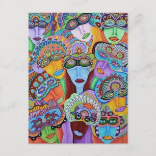 Masquerade 7 briefkaart