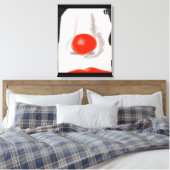 Masquerade #Abstract #circus #clown #huichelarij Canvas Afdruk (Insitu (Slaapkamer))