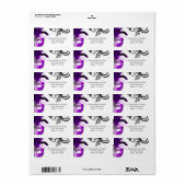 Masquerade Adresetiketten Etiket (Full Sheet)