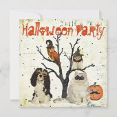 Masquerade Animals Halloween Invitation Kaart (Voorkant)