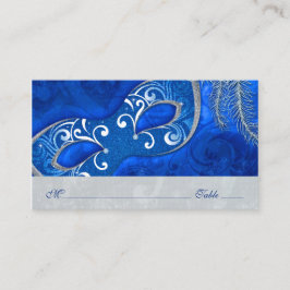 Masquerade Bal Mardi Gras Trouwplaats Kaarten Plaatskaartje