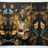 Masquerade Bal Quinceanera Party Uitnodiging (Binnenkant midden)