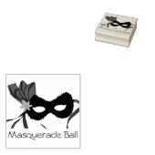Masquerade Bal rubber stempel (Gestempeld)