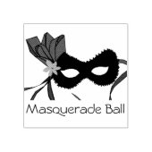 Masquerade Bal rubber stempel (Afrduk)