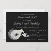 Masquerade bal uitnodiging (Voorkant)