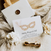 Masquerade Bal Verjaardag Uitnodiging