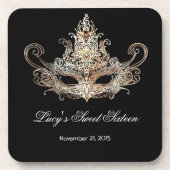 Masquerade Ball Bier Onderzetter (Voorkant)