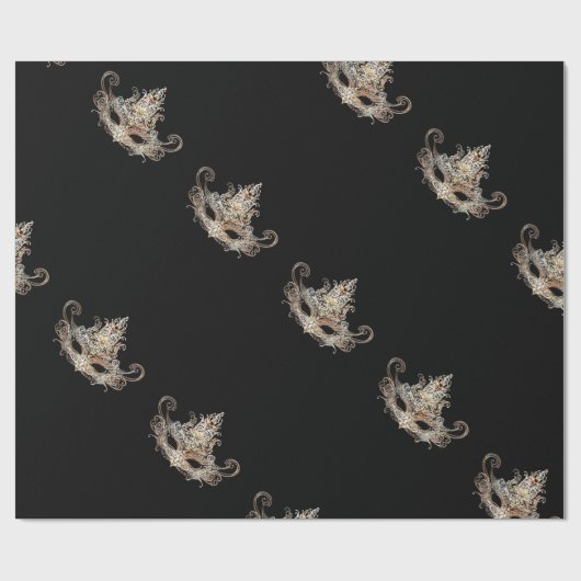 Masquerade Ball Gift Wrap Cadeaupapier (Vlak)