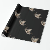 Masquerade Ball Gift Wrap Cadeaupapier (Uitgerold)