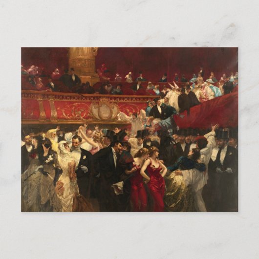 Masquerade Ball - Hermans Briefkaart (Voorkant)