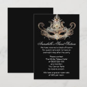 Masquerade Ball Hotel Accommodards Informatiekaartje (Voorkant / Achterkant)