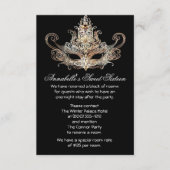 Masquerade Ball Hotel Accommodards Informatiekaartje (Voorkant)