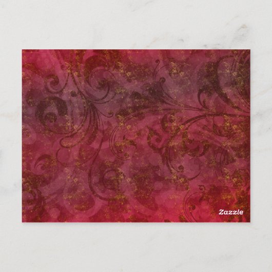 Masquerade Ball Mardi Gras Wedding Table Cards Briefkaart (Achterkant)