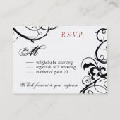 Masquerade Ball - Mini Reply Cards Afsprakenkaartje (Achterkant)